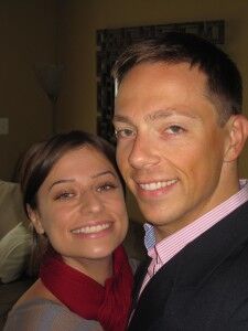 Ed & I - The happily engaged organized couple!