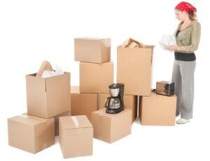 Moving Manager Packing Boxes