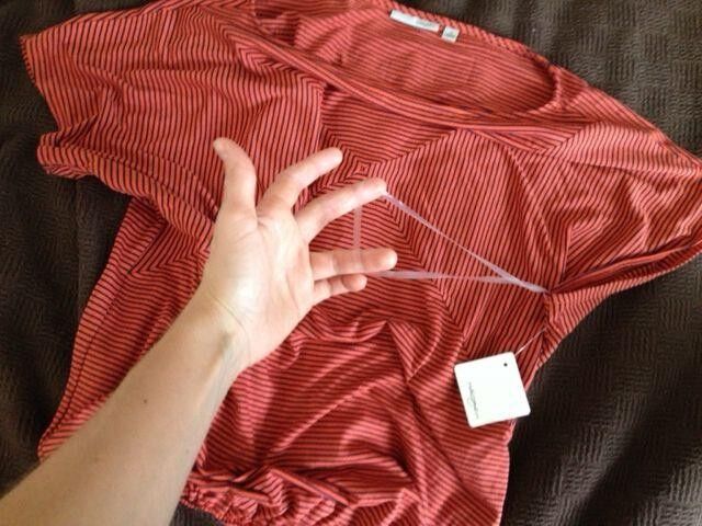 The Annoying Clear Elastic Straps Built Into Shirts - Organize & Flow