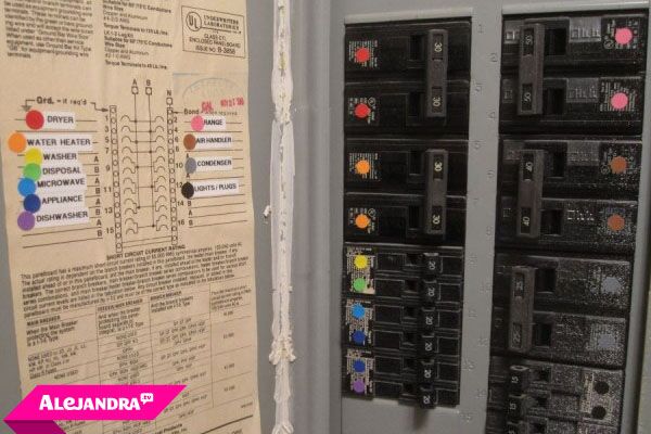 [VIDEO]: Organizing Tips & Tricks - Color-Code Your Circuit Breaker ...