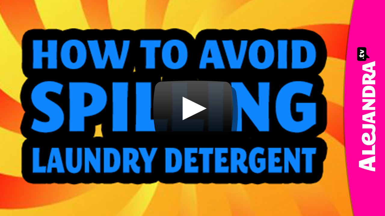 [VIDEO]: How to Avoid Spilling Laundry Detergent and Making Everything Sticky