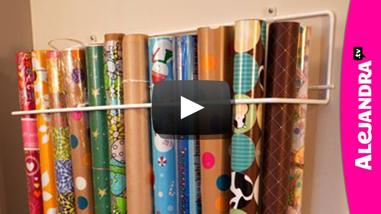 [VIDEO]: How to Organize & Store Wrapping Paper with Container Store Products