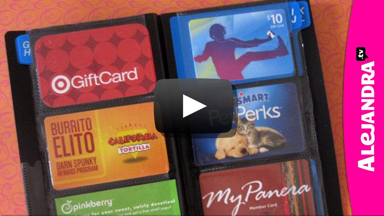 [VIDEO]: How to Organize Your Wallet, Credit Cards & Gift Cards