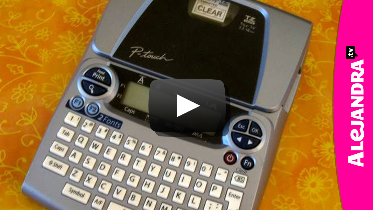 [VIDEO]: Label Maker Review - How I Use my Brother P-Touch 1880 (Plus Our New Poodle!)