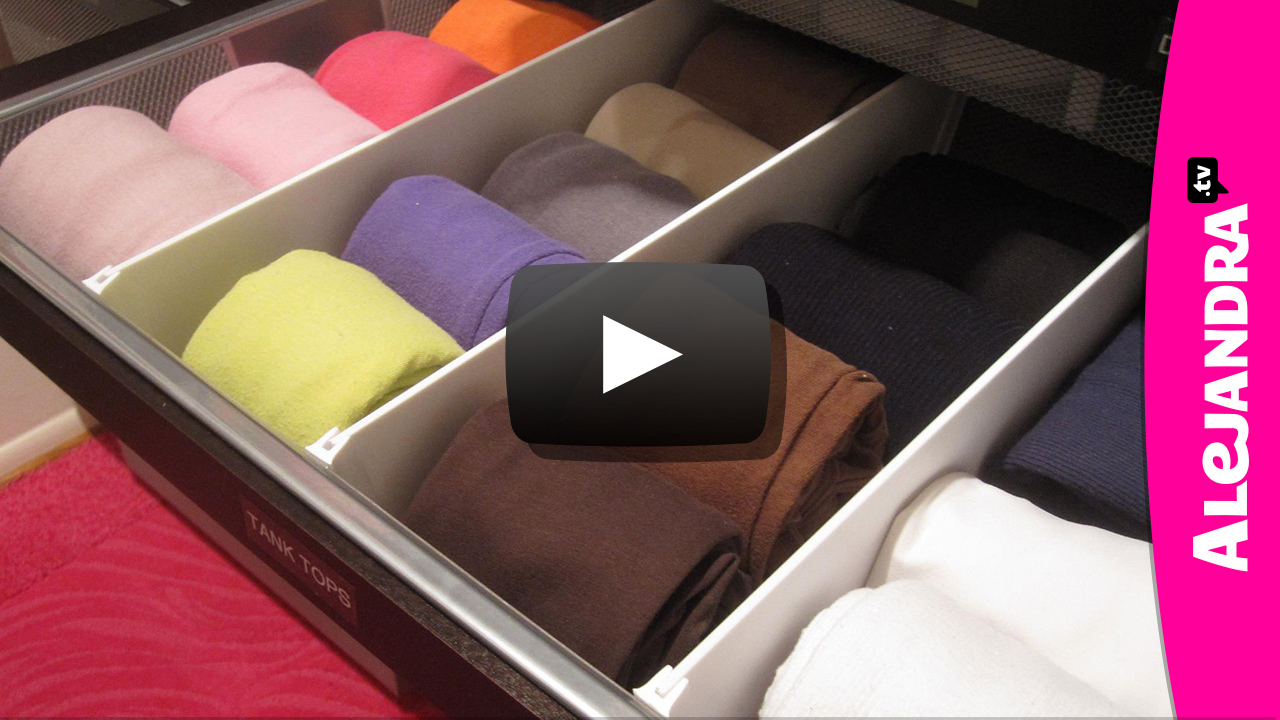 [VIDEO]: How to Organize Dresser Drawers & Fold Underwear, Bras, & Socks