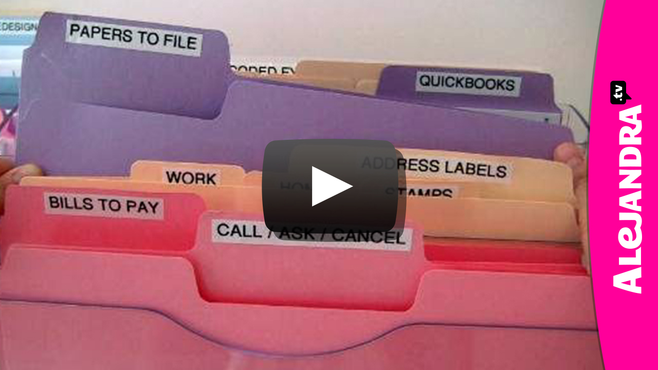 [VIDEO]: How to Organize Papers on Your Desk