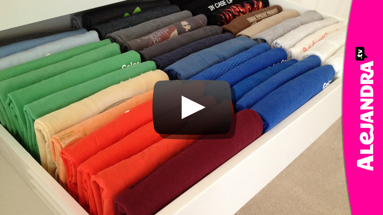 [VIDEO]: How to Fold T-Shirts
