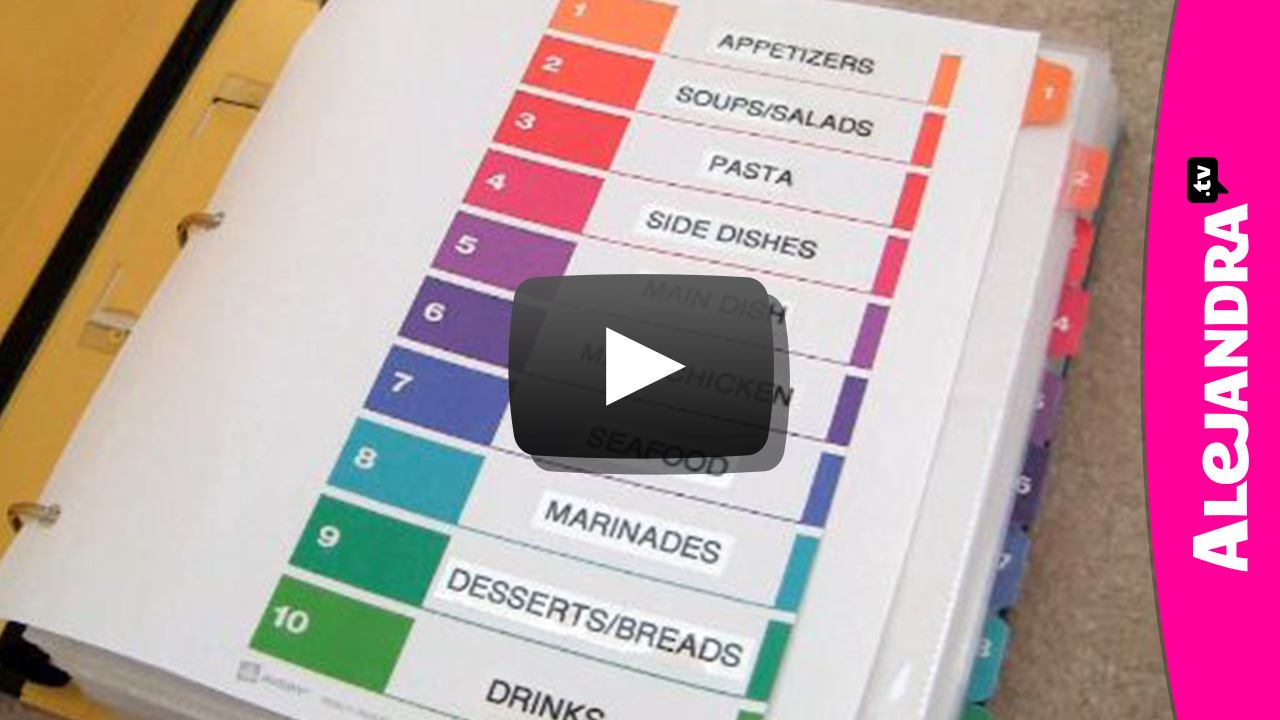 [VIDEO]: How to Organize Recipes