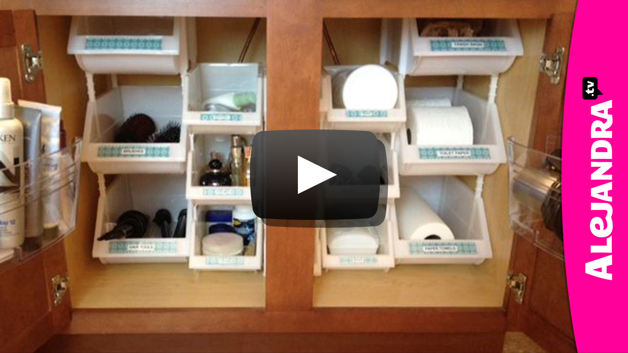 [VIDEO]: Bathroom Organization