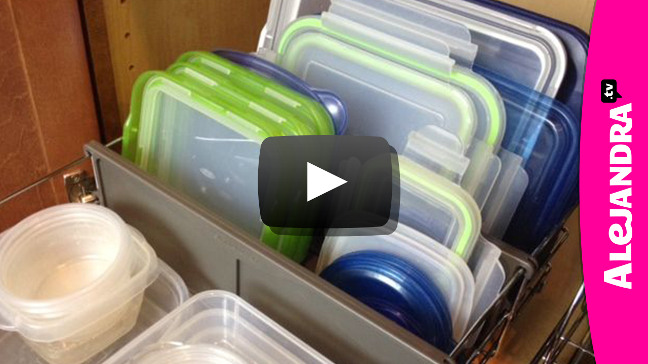 [VIDEO]: How To Organize Food Storage Containers And Tupperware
