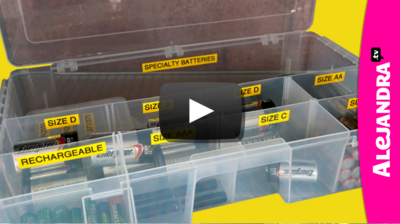 How to organize batteries