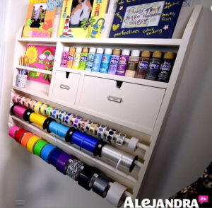 Wall Mounted Craft Organizer
