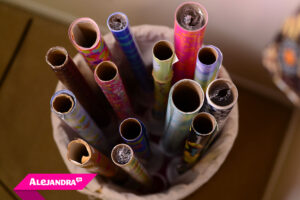 DIY Wrapping Paper Organizer