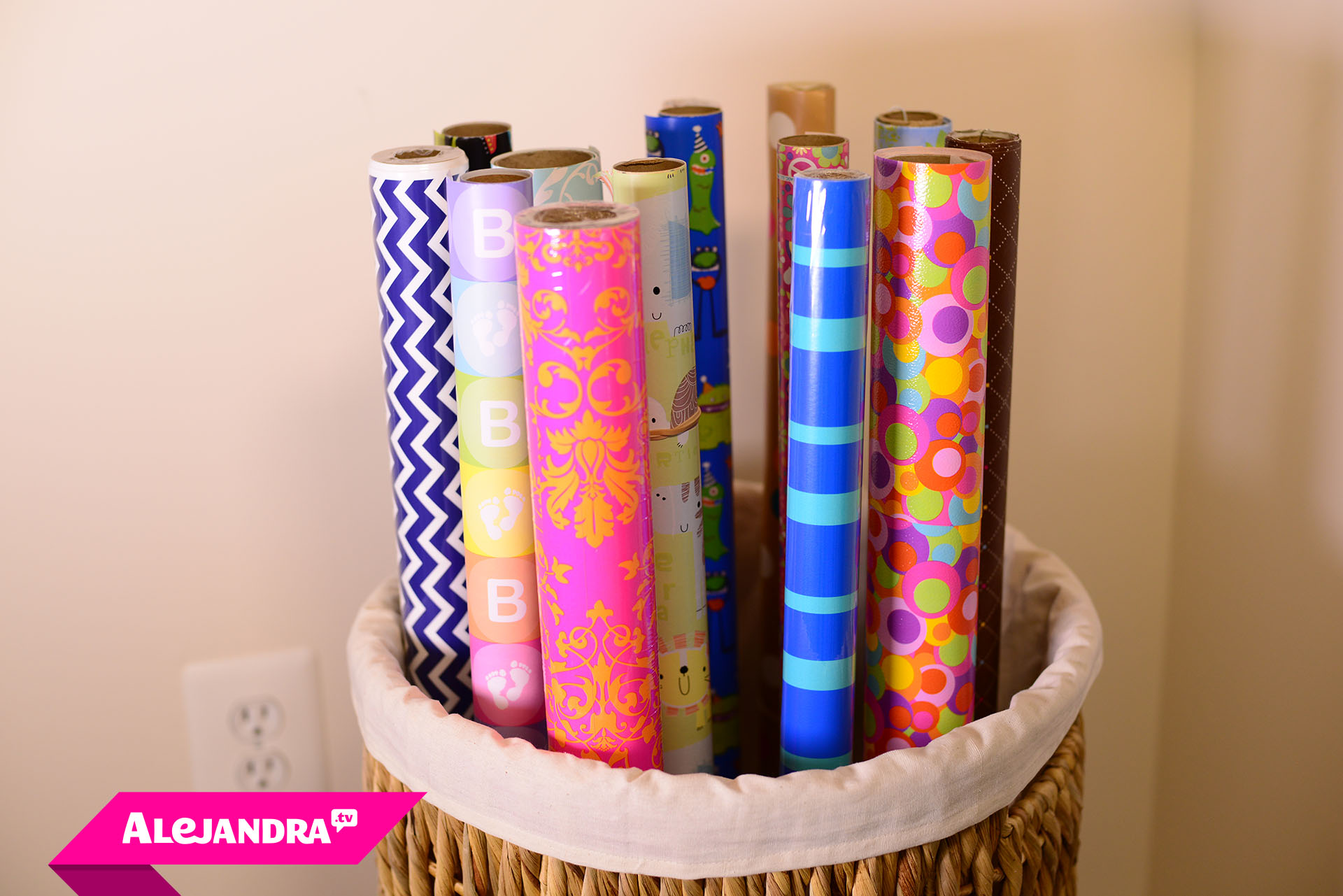 Diy Gift Wrap Organizer Wrapping Paper Organizer Storage Storage
