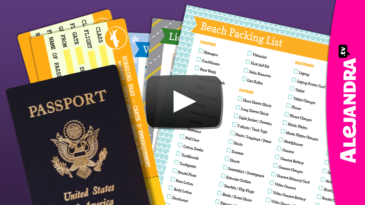 How to Organize Travel Documents