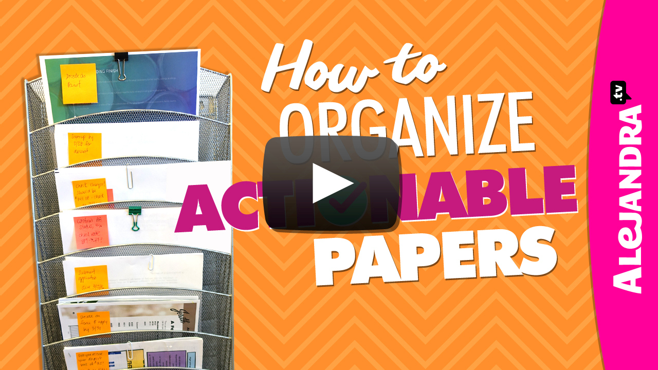How to organize actionable papers (paper organizing tips)