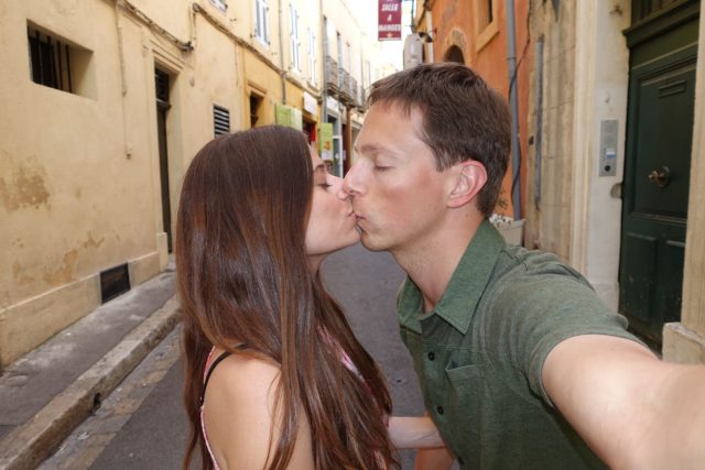 Low how SHINY my hair was! This was in Aix-En-Provence (my most favorite place we visited!)