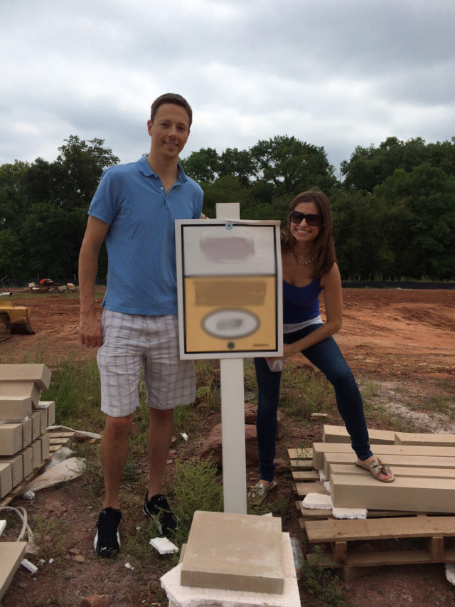 Here we are about to build a new construction home