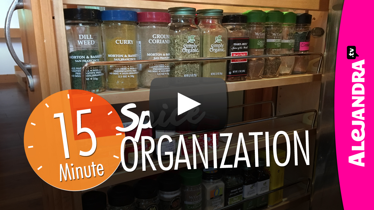[VIDEO]: Spice Organization (Quick 15-Minutes!) Part 3 of 3