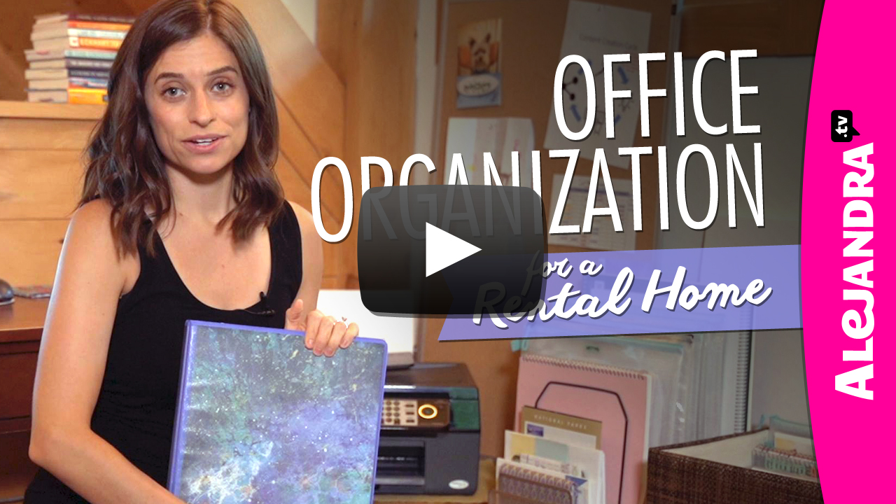 Office Organization Ideas Rental Home