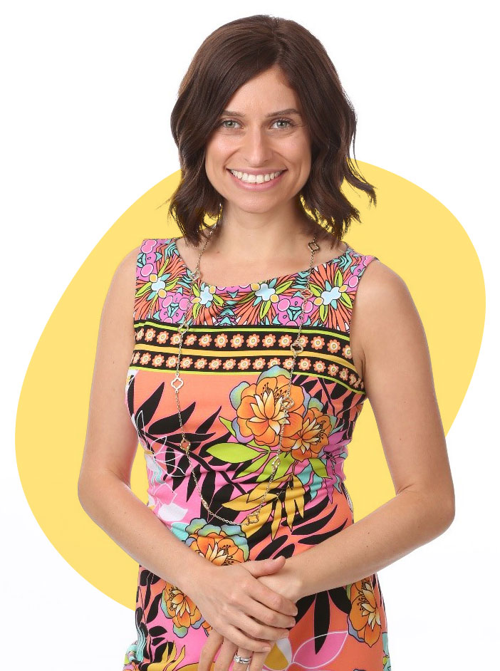 Full-body portrait of Alejandra